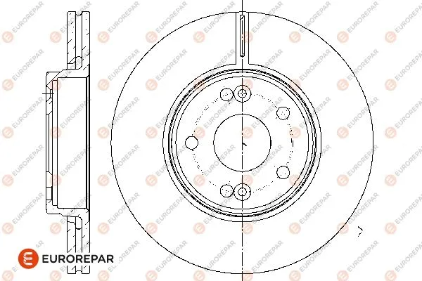 Disque de frein EUROREPAR 1667859080