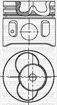 Piston YENMAK 31-04308-050
