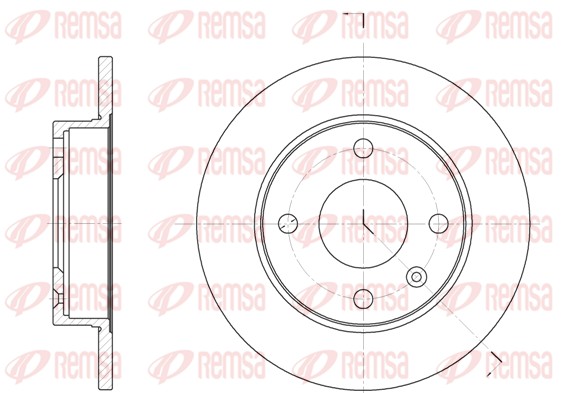 Disque de frein REMSA 6094.00