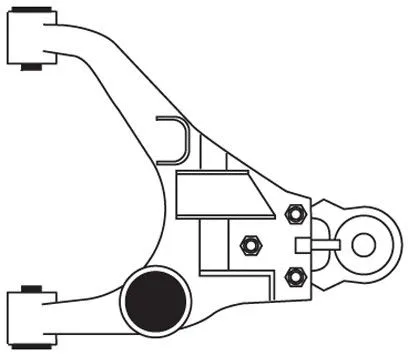 Bras de liaison, suspension de roue FRAP F3635