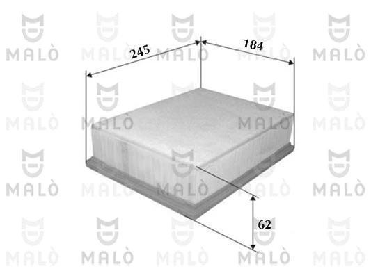 Filtre à air AKRON-MALÒ 1500332