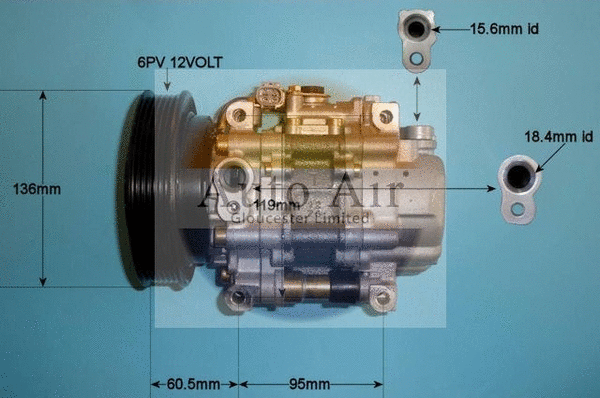 Compresseur, climatisation AUTO AIR GLOUCESTER 14-0226