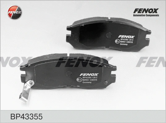 Kit de plaquettes de frein, frein à disque FENOX BP43355