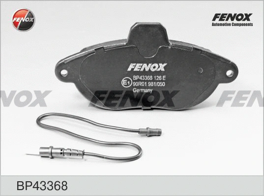 Kit de plaquettes de frein, frein à disque FENOX BP43368