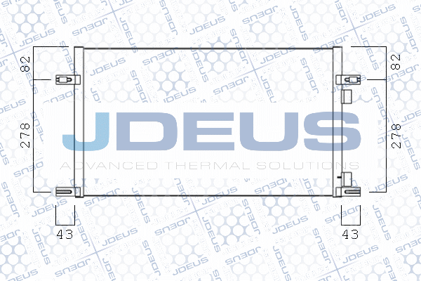 Condenseur, climatisation JDEUS M-7231160