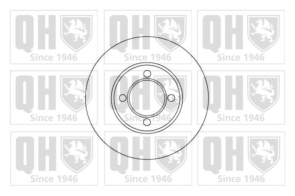 Disque de frein QUINTON HAZELL BDC3701