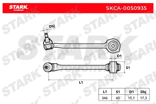 Bras de liaison, suspension de roue Stark SKCA-0050935