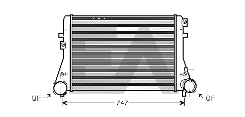 Refroidisseur d'air de suralimentation EACLIMA 36A77024