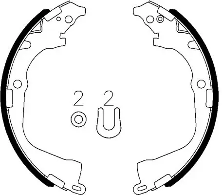 Jeu de mâchoires de frein FIT FT3212
