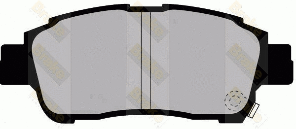 Kit de plaquettes de frein, frein à disque Brake ENGINEERING PA1243