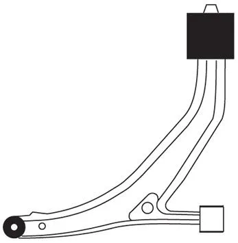 Bras de liaison, suspension de roue FRAP F3326