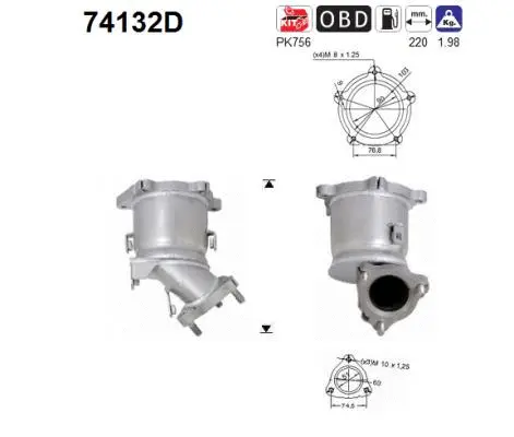 Catalyseur AS 74132D