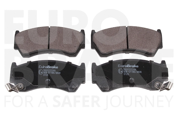 Kit de plaquettes de frein, frein à disque EUROBRAKE 5502222244