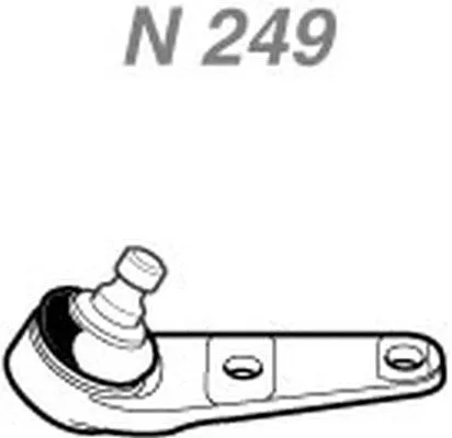Rotule de suspension NAKATA N 249