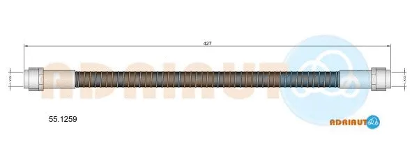 Flexible de frein ADRIAUTO 55.1259