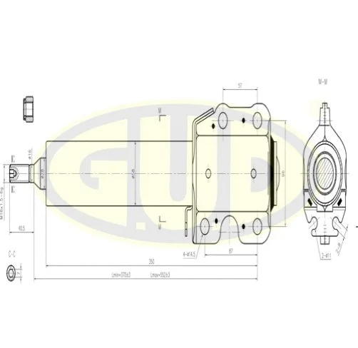 Amortisseur G.U.D. GSA335809