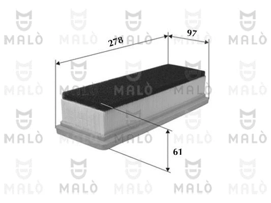 Filtre à air AKRON-MALÒ 1500002