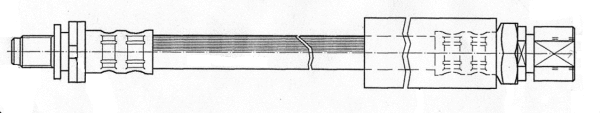 Flexible de frein CEF 511712