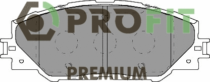 Kit de plaquettes de frein, frein à disque PROFIT 5005-4136