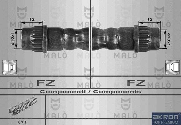 Flexible de frein AKRON-MALÒ 80006