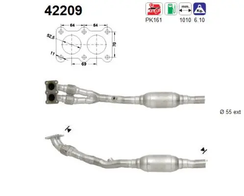 Catalyseur AS 42209