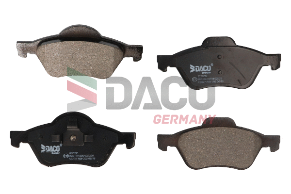 Kit de plaquettes de frein, frein à disque DACO Germany 323006