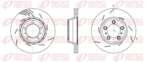 Disque de frein REMSA 61861.11