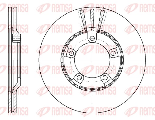 Disque de frein REMSA 6520.10