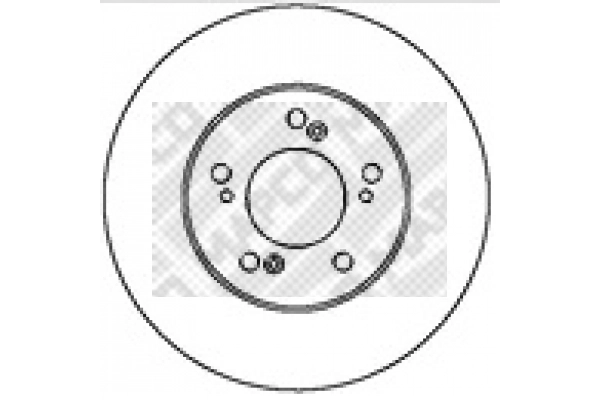 Disque de frein MAPCO 15625