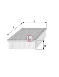 Filtre à air SOFIMA S 3216 A