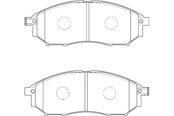 Kit de plaquettes de frein, frein à disque Omnicraft 2135178