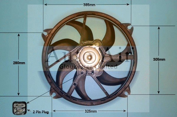 Moteur électrique, ventilateur pour radiateurs AUTO AIR GLOUCESTER 05-1072