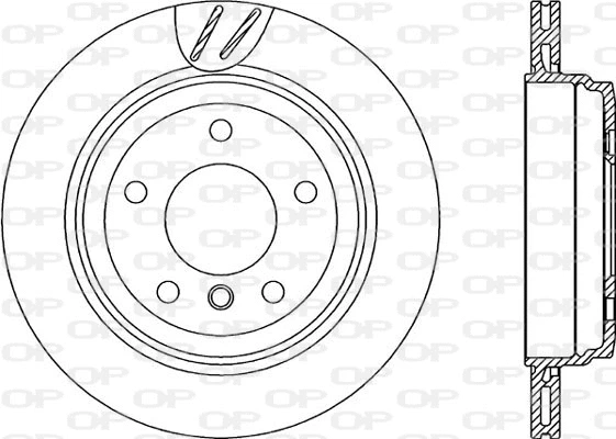 Disque de frein OPEN PARTS BDR2243.20