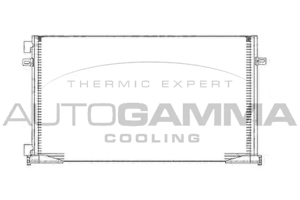 Condenseur, climatisation AUTOGAMMA 105021