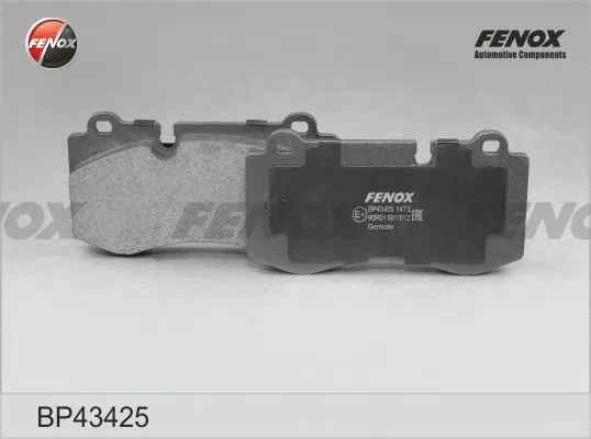 Kit de plaquettes de frein, frein à disque FENOX BP43425