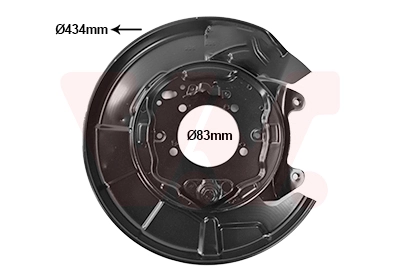 Déflecteur, disque de frein VAN WEZEL 5377374