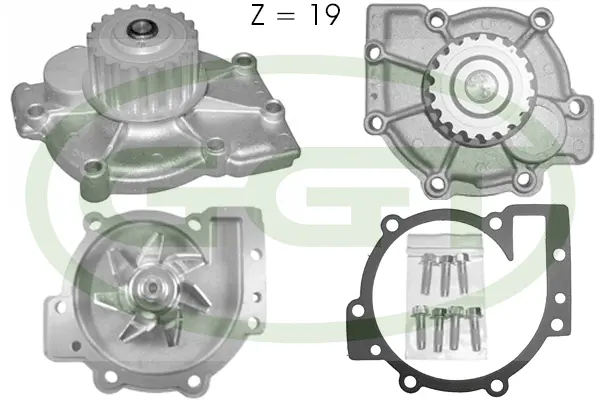 Pompe à eau, refroidissement du moteur GGT PA10667