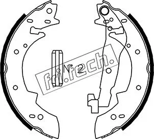 Jeu de mâchoires de frein fri.tech. 1019.024