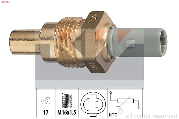 Sonde, température du liquide de refroidissement KW 530 161