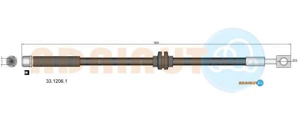 Flexible de frein ADRIAUTO 33.1206.1