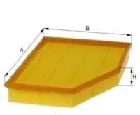 Filtre à air UNIFLUX FILTERS XA186