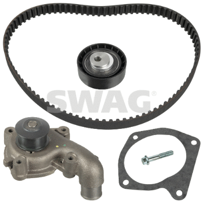 Pompe à eau + kit de courroie crantée SWAG 33 10 1649
