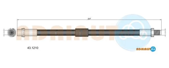 Flexible de frein ADRIAUTO 43.1210