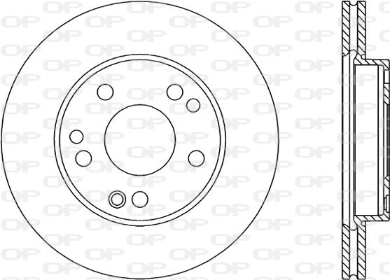 Disque de frein OPEN PARTS BDR1302.20