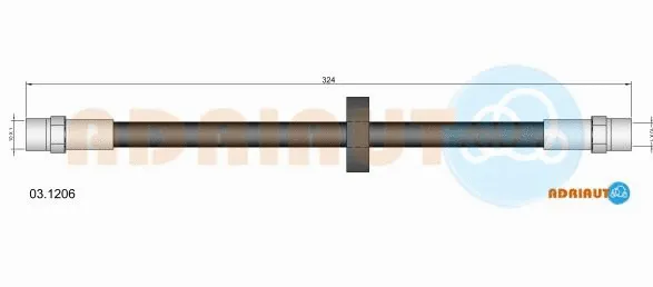 Flexible de frein ADRIAUTO 03.1206