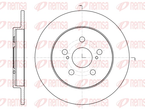 Disque de frein REMSA 61326.00