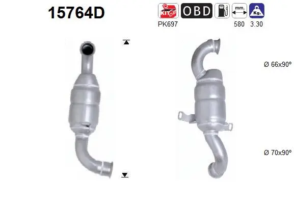 Catalyseur AS 15764D