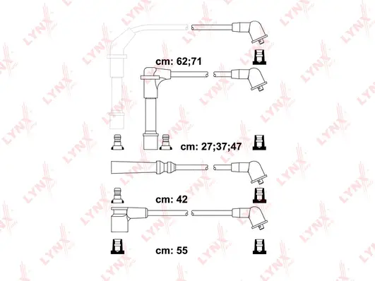 Kit de câbles d'allumage LYNXAUTO SPC5718
