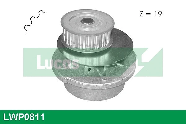 Pompe à eau, refroidissement du moteur LUCAS LWP0811