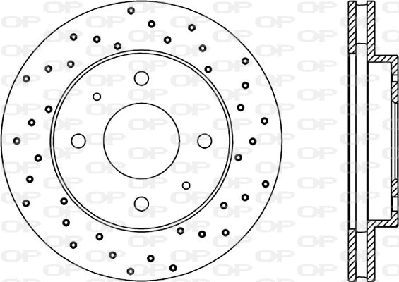 Disque de frein OPEN PARTS BDRS1870.25